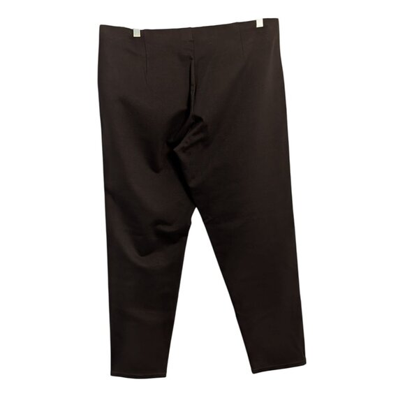 Eileen Fisher Womens Slim Pant XL Black Rayon Nylon Spandex Heavyweight - Picture 2 of 15